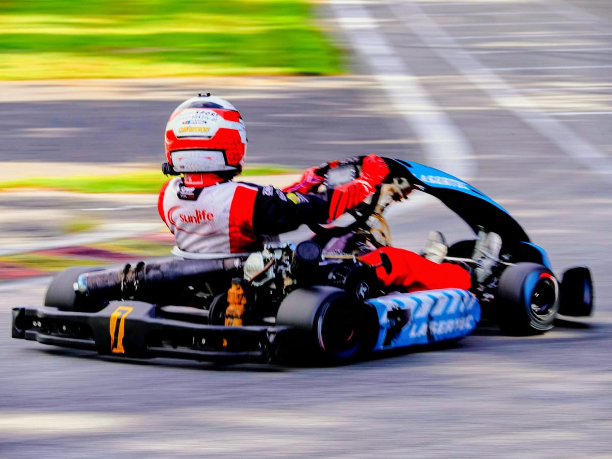 Leon Schmied im Kart – ÖTSM Pisek 2026